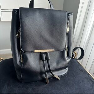 Black Mini Backpack